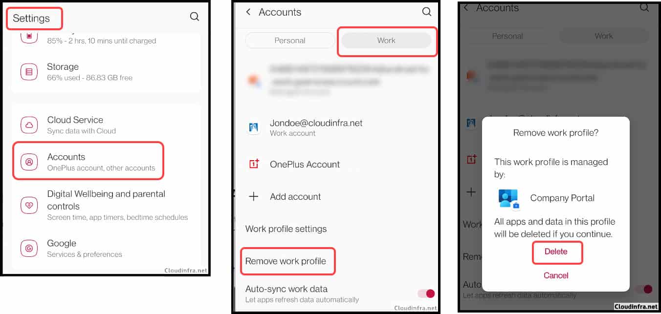Android Account Affairs: Deleting Profiles with Ease